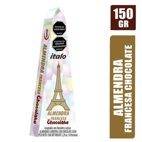 ALMENDRA CHOCOLATE ITALO X 150GR