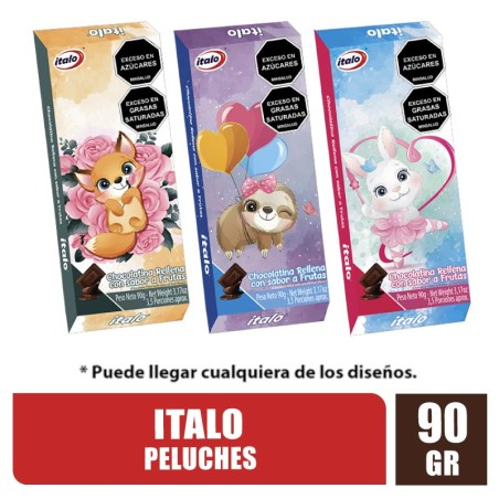 CHOCOLATINA PELUCHES ITALO X 90GR