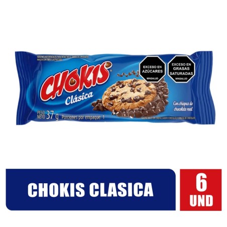 GALLETA CHOKIS CLASICA 37GR X 6UND