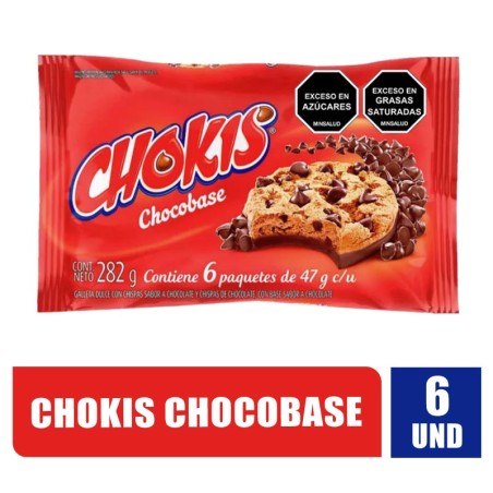 GALLETA CHOKIS CHOCOBASE X 6UND