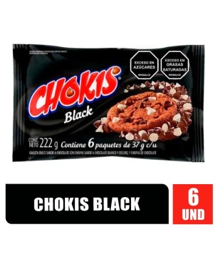 GALLETA CHOKIS BLACK X 6UND