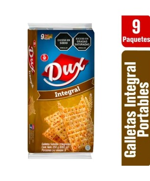 GALLETAS DUX INTEGRAL X 9UND