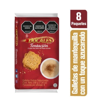 GALLETAS DUCALES TENTACION X 8UND