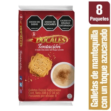GALLETAS DUCALES TENTACION X 8UND