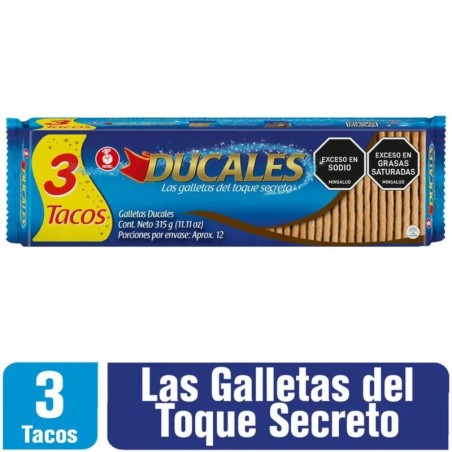 GALLETAS DUCALES 3 TACOS
