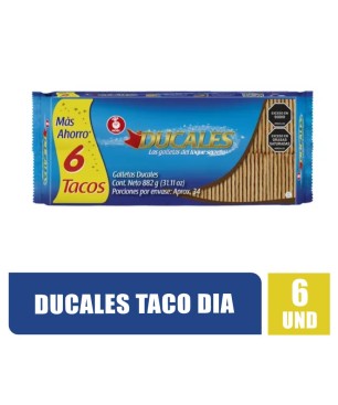 GALLETAS DUCALES TACO DIA X 6UND