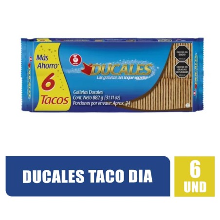 GALLETAS DUCALES TACO DIA X 6UND