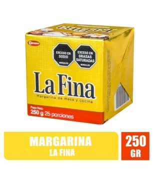 MARGARINA LA FINA X 250GR