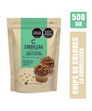 CHIPS CHOCOLATE COLORES LA CORDILLERA X 500GR