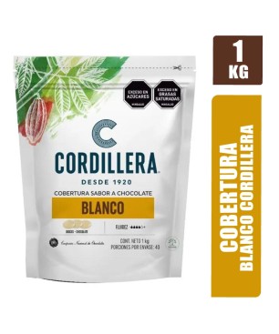COBERTURA DE CHOCOLATE BLANCO LA CORDILLERA X 1000GR
