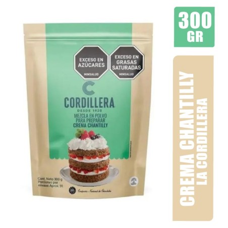 CREMA CHANTILLY EN POLVO CORDILLERA X 300GR