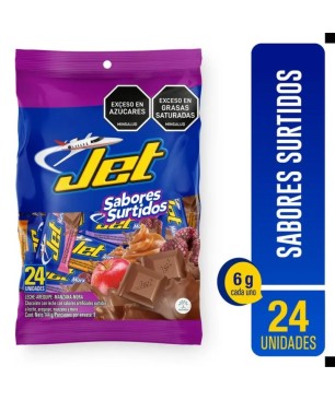 CHOCOLATINA MINI JET SURTIDA X 24UND