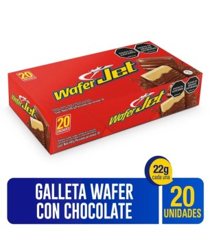 WAFER JET VAINILLA 22GR X 20UND