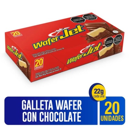 WAFER JET VAINILLA 22GR X 20UND