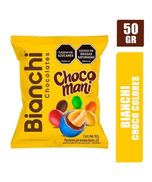 CHOCOLATES BIANCHI SNACKS MANI X 50GR