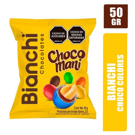 CHOCOLATES BIANCHI SNACKS MANI X 50GR