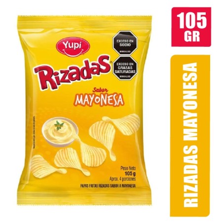 RIZADAS MAYONESA FAMILIAR X 105GR