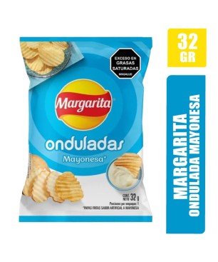 PAPA MARGARITA ONDULADA MAYONESA X 32GR