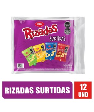 RIZADAS SURTIDAS 25GR X 12UND