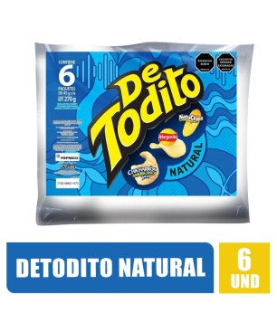 DETODITO NATURAL 45GR X 6UND
