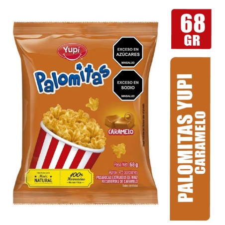 PALOMITAS CARAMELO YUPI X 68GR