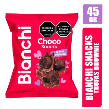 BIANCHI CHOCO SNACKS TRUFAS X 45GR