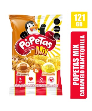 POPETAS CARAMELO MANTEQUILLA FAMILIAR X 121GR