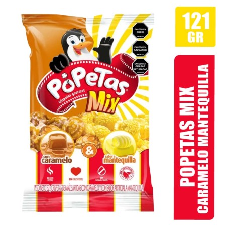 POPETAS CARAMELO MANTEQUILLA FAMILIAR X 121GR