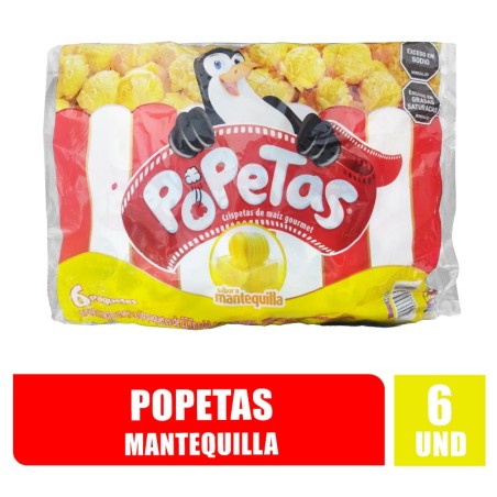 POPETAS MANTEQUILLA 22.7GR X 6UND