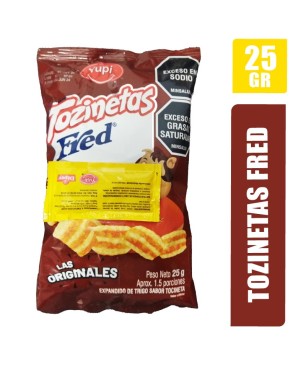 PASABOCAS TOZINETAS FRED X 25GR