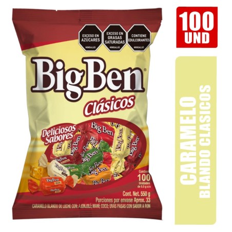 CARAMELO GRAN BIG BEN TRADICIONAL X 100UND