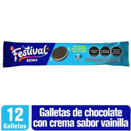 GALLETAS FESTIVAL RECREO X 108GR