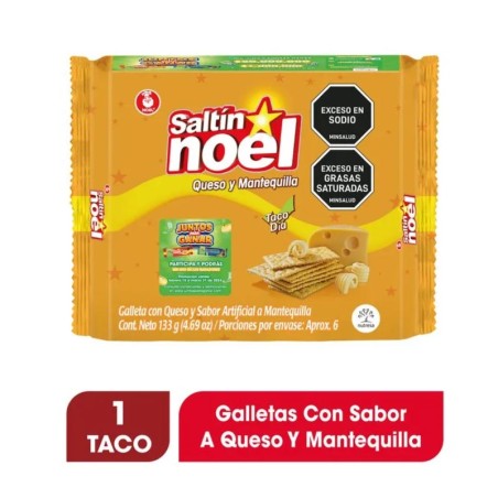 GALLETAS SALTIN TACO QUESO MANTEQUILLA