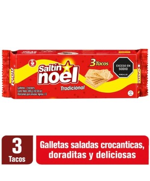 GALLETAS SALTIN NOEL X 3 TACOS