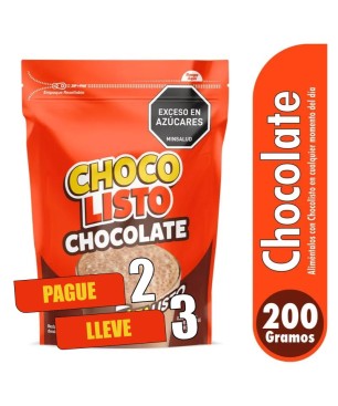 OFERTA CHOCOLATE CHOCOLISTO 200GR P2 LL3