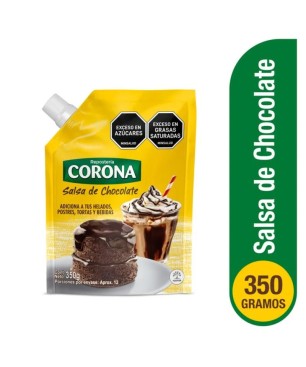 SALSA DE CHOCOLATE CORONA X 350GR