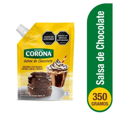 SALSA DE CHOCOLATE CORONA X 350GR
