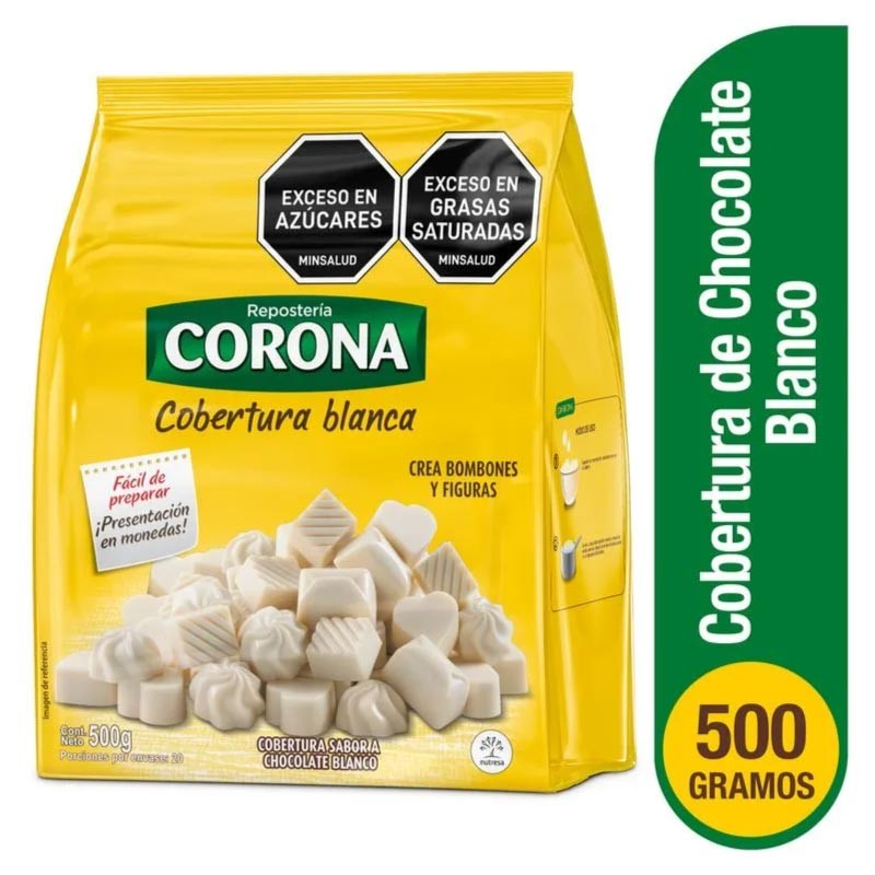 COBERTURA DE CHOCOLATE BLANCA X 500GR