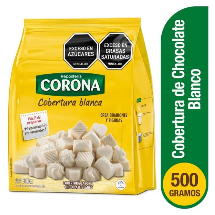 COBERTURA DE CHOCOLATE BLANCA X 500GR