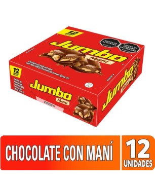 CHOCOLATINA JUMBO MANI 90GR X 12UND