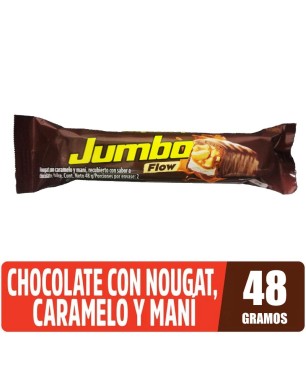 CHOCOLATINA JUMBO FLOW NEGRO X 48GR
