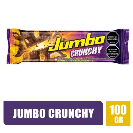CHOCOLATINA JUMBO CRUNCHY  X 100GR