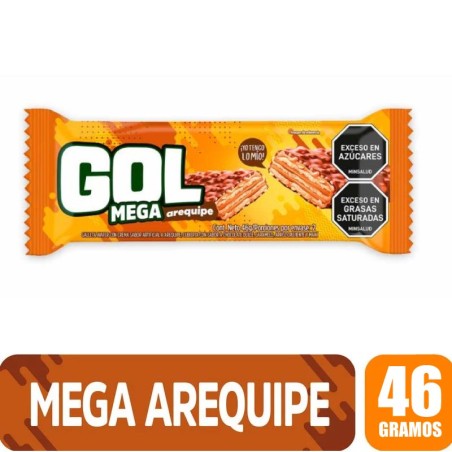 CHOCOLATINA GOL MEGA AREQUIPE X 46GR