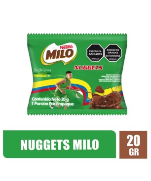 PASABOCAS NUGGETS MILO X 20GR