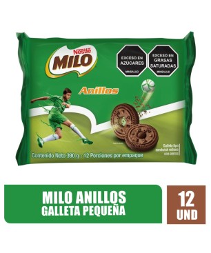 GALLETAS MILO ANILLOS PEQUEÑA X 12UND