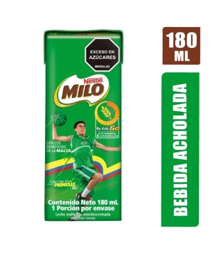 LECHE ACHOCOLATADA MILO X 180ML