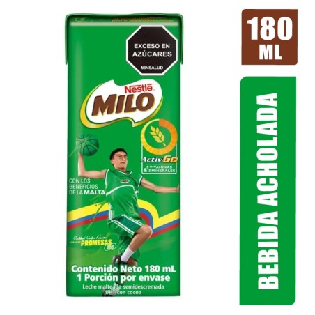 LECHE ACHOCOLATADA MILO X 180ML