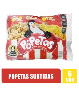 POPETAS SABORES SURTIDOS X 6UND