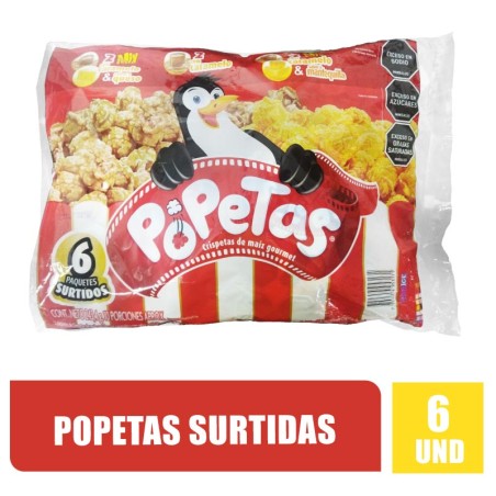 POPETAS SABORES SURTIDOS X 6UND