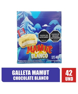 GALLETA MAMUT BLANCA 11GR X 42UND